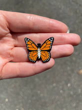 Load image into Gallery viewer, Mini Bolt Butterfly Pin - Monarch