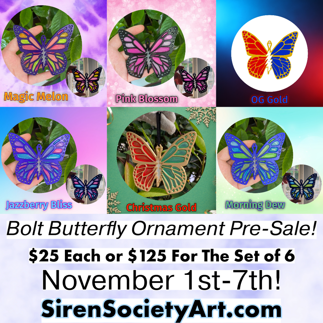 Bolt Butterfly Ornament PRE-SALE
