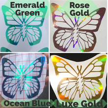 Load image into Gallery viewer, Bolt Butterfly Vinyl Sticker 3&quot;

