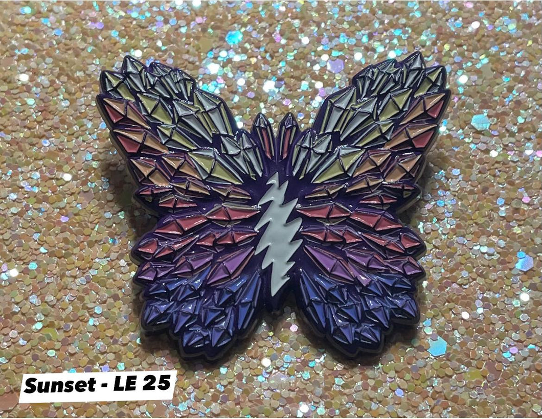 3D Crystal Butterfly - Sunset - LE 25