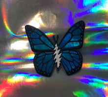 Load image into Gallery viewer, Holographic Bolt Butterfly Patches
