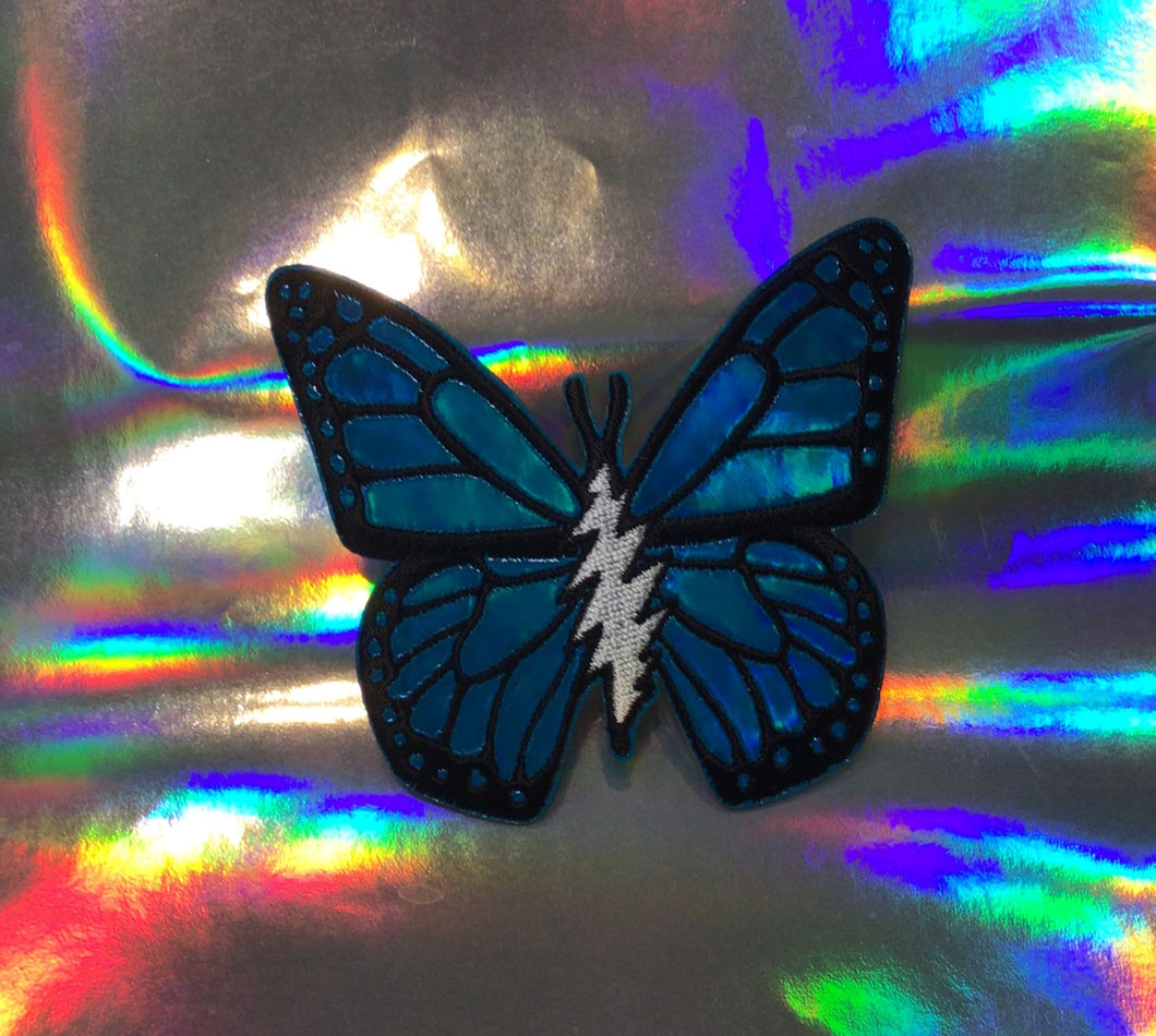 Holographic Bolt Butterfly Patches