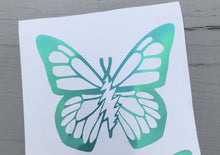 Load image into Gallery viewer, Bolt Butterfly Vinyl Sticker 3&quot;
