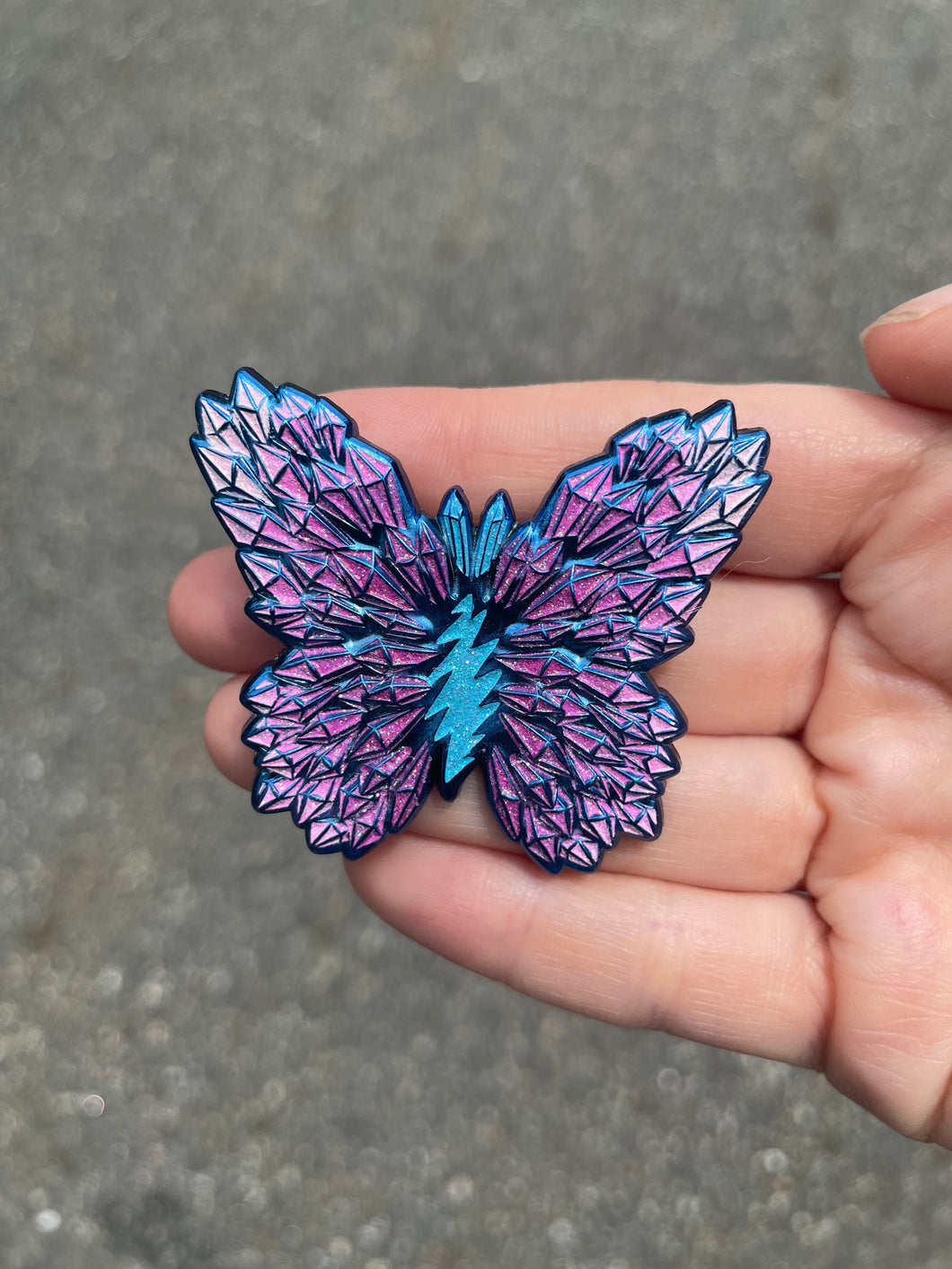 3D Crystal Butterfly - Cotton Candy - LE 35