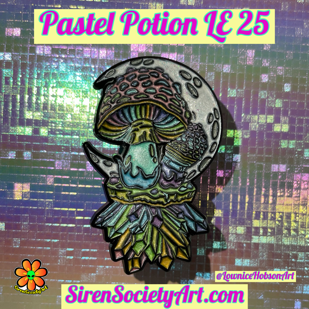 3D Lunar Shroom - Pastel Potion - LE 25