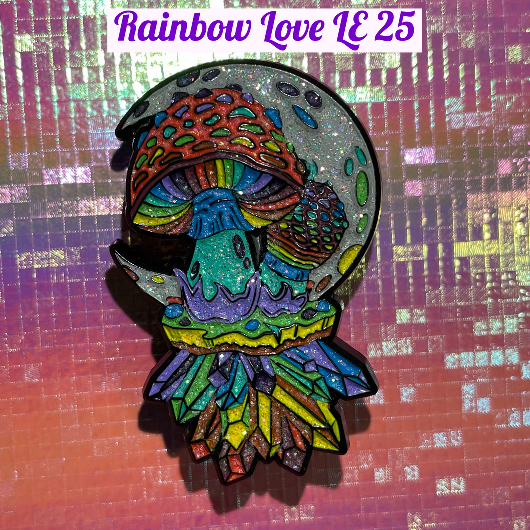 3D Lunar Shroom - Rainbow Love - LE 25