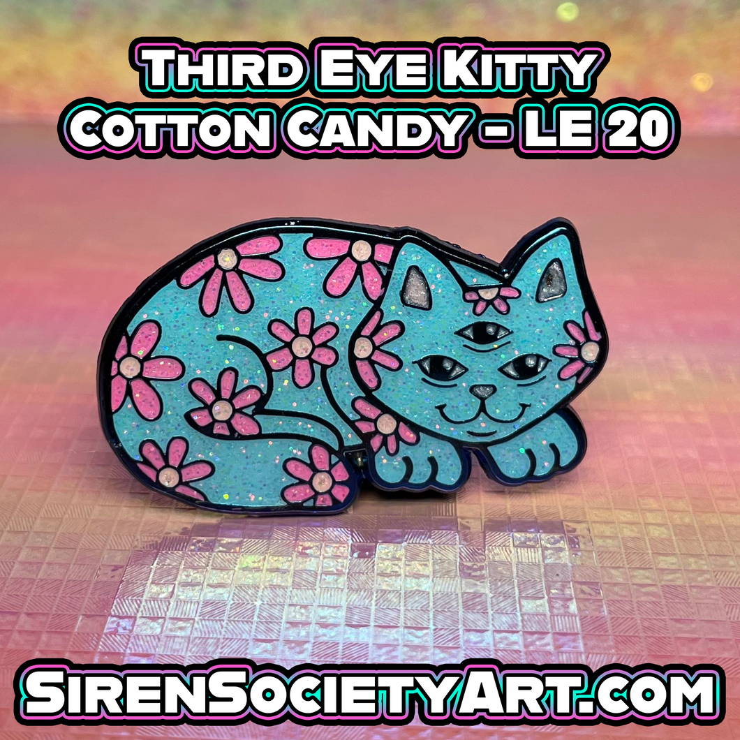Third Eye Kitty - Cotton Candy - LE 20